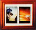 Sunrise to Sunsets: 2 Image frame