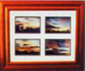 Sunrise to Sunsets: 4 Image frame